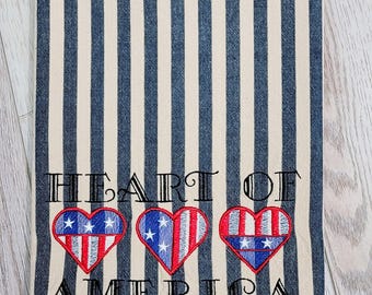 Kitchen Tea Towel - Heart of America