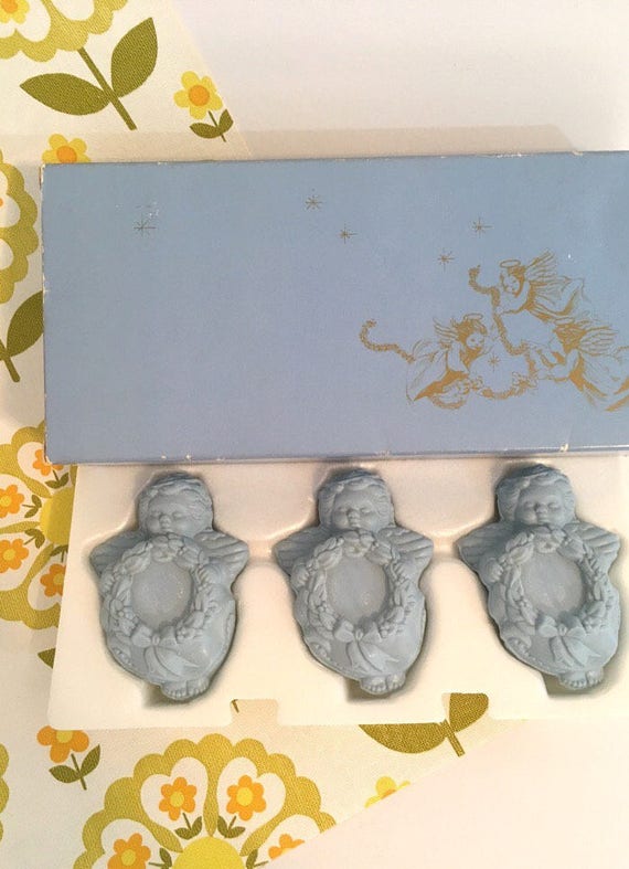 Vintage Angel Avon Bath Soap Set 3 Decorative unused boxed | Etsy