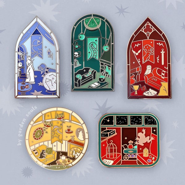 Magic Windows Enamel Pins Set