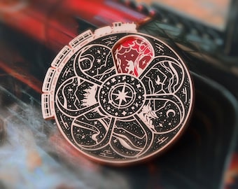 Magical Train Wheel | Interactive Spinner Enamel Pin | Next restock March/April 2022 — preorder slots opened