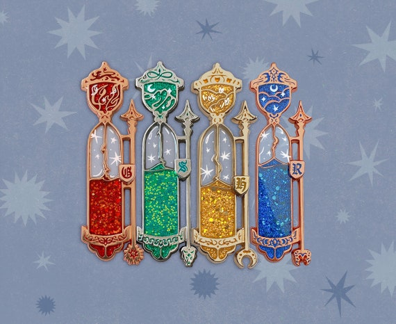 Hourglasses House Points Enamel Pins Etsy UK