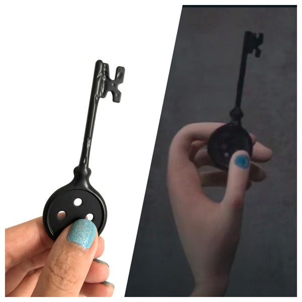 Coraline Button Key to the Other World Halloween Cosplay Costume Prop Inspired - por favor lea la duración del envío