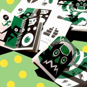 DEVO S.I.B. ZINE [cerebro de picazón hinchada] [nueva onda] [risógrafo] [deber ahora para el futuro]