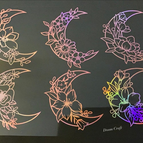 Resin Foil Spooky Skulls Resin Foil Sheet Art Supplies Etsy