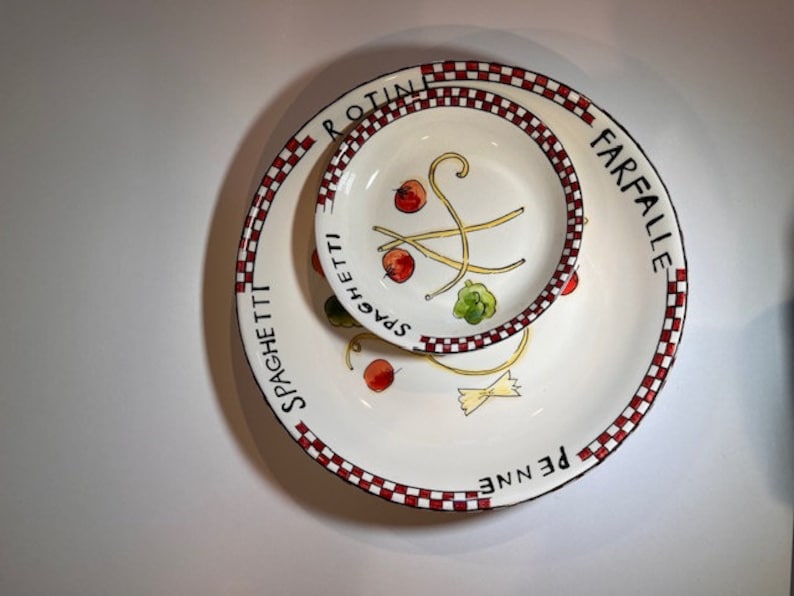 Tabletops Unlimited pasta for 4 Serving Bowls Etsy
