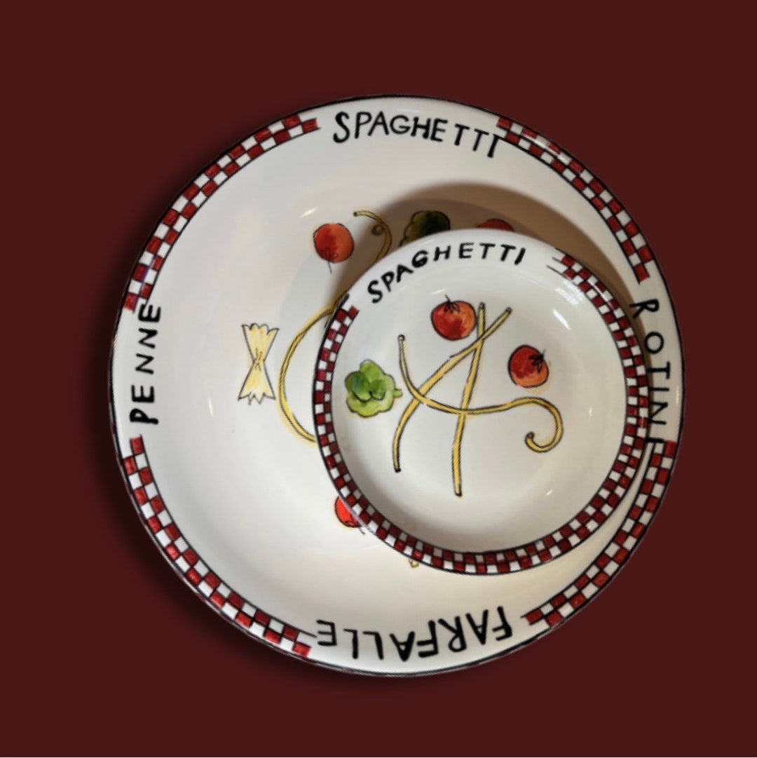 Tabletops Unlimited pasta for 4 Serving Bowls Etsy