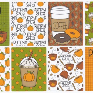 Pumpkin Spice Planner Stickers Pumpkin Spice Everything Fits Erin Condren Life Planner Fits Happy Planner Weekly Sticker Kit ML030 image 2