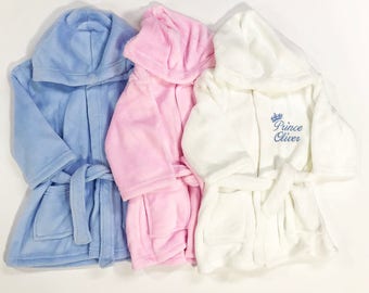 custom baby robes