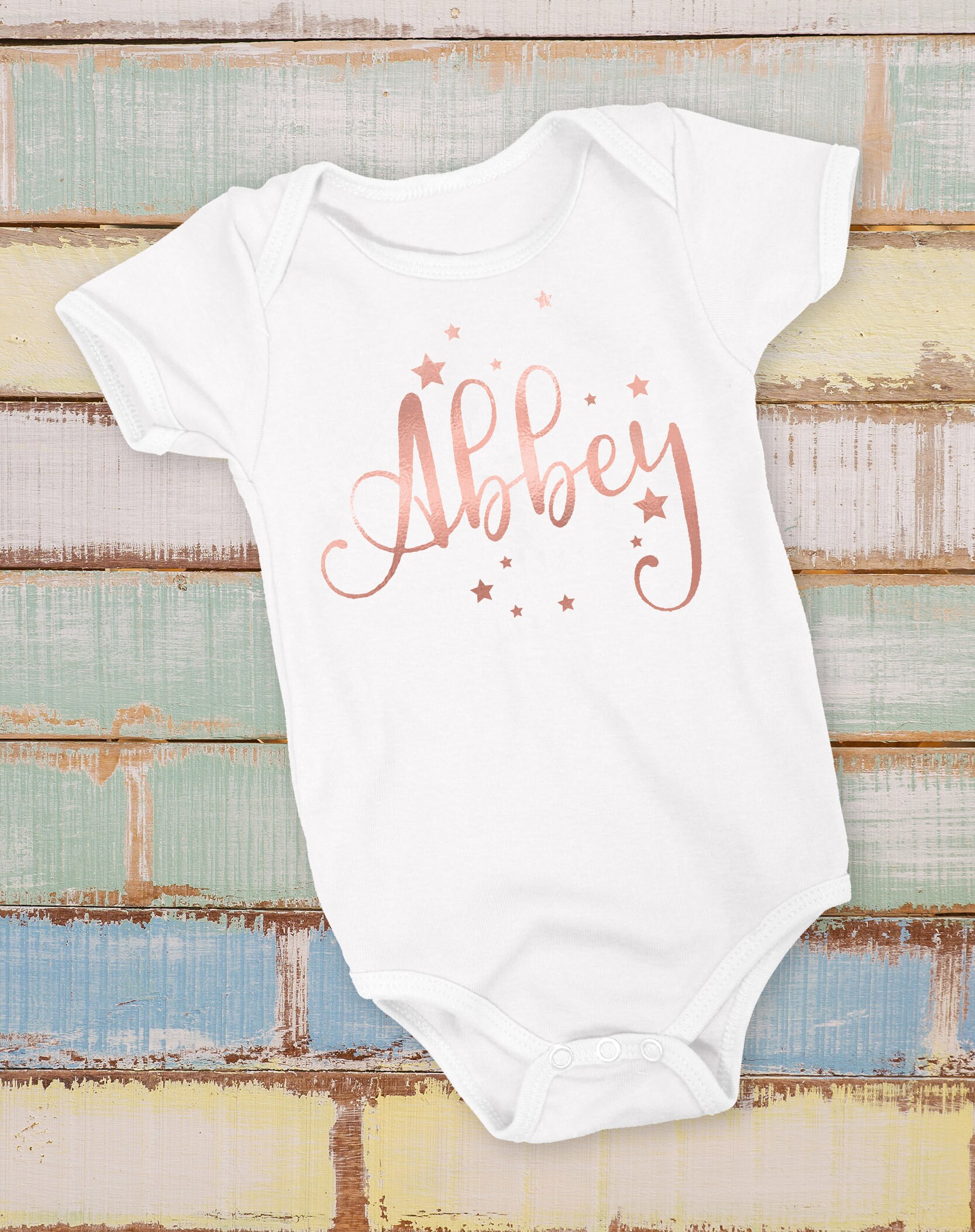 Personalised Coming Soon announcement baby grow vest bodysuit baby shower gift 