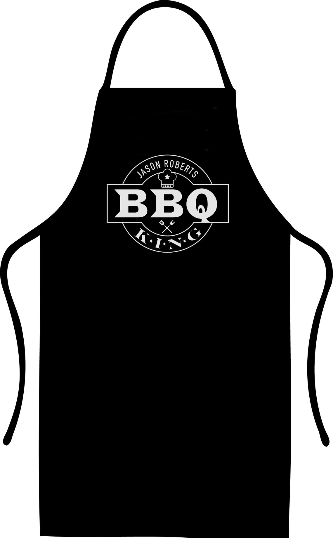 Name BBQ King Mens Personalised Apron Grandad Dad Step Dad Etsy UK