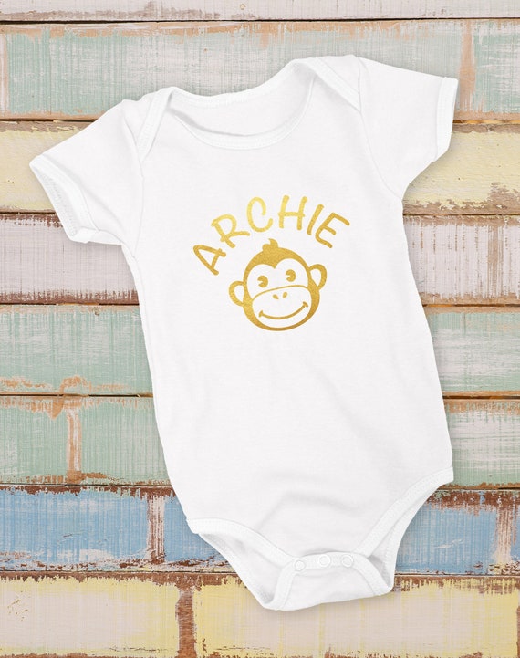 PERSONALISED BABY VEST BODYSUIT UNISEX 1 TODAY BLUE ANY NAME