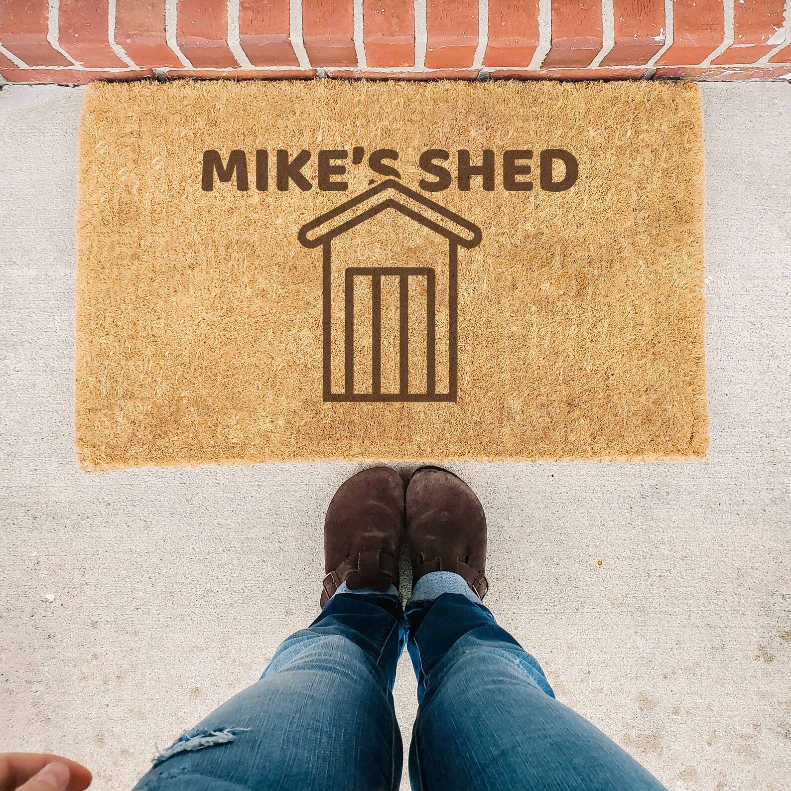 Personalised Doormat Custom Door Mat Customized Outdoor Rug Etsy