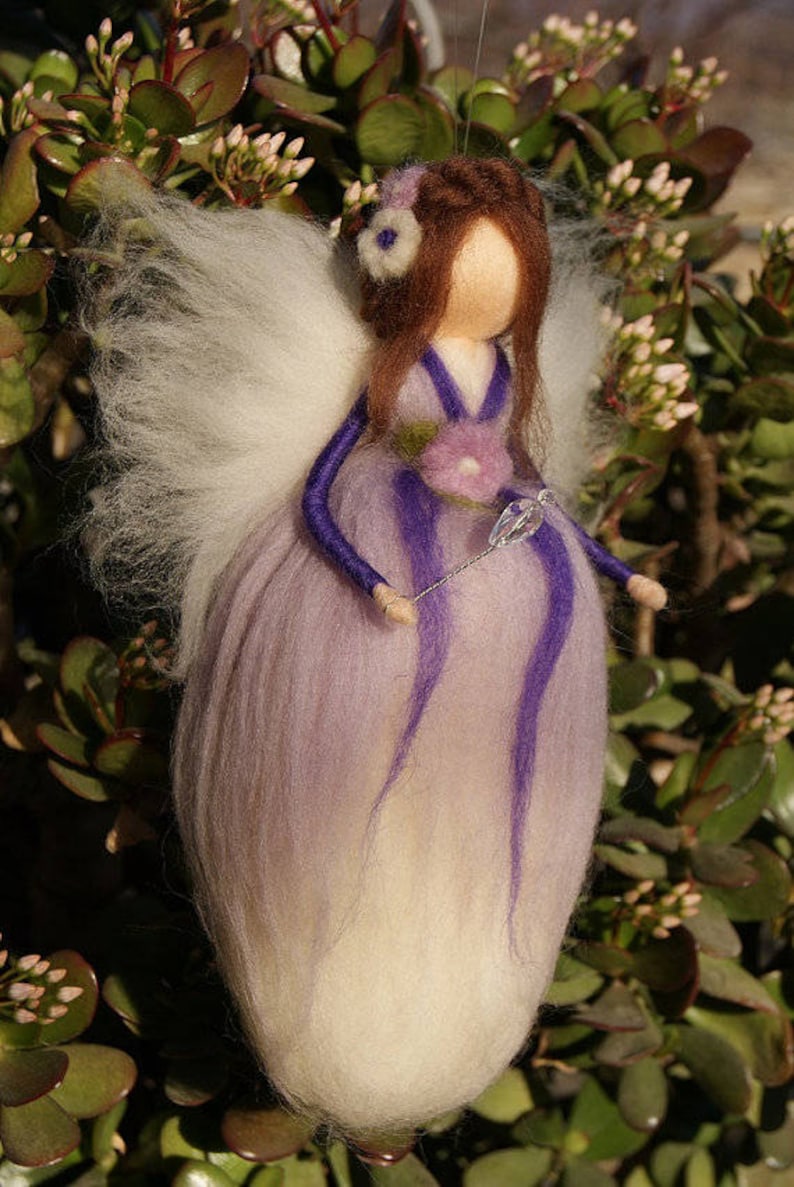 Wool Fairy needle felted fairy Waldorf fairy Waldorf felted Etsy