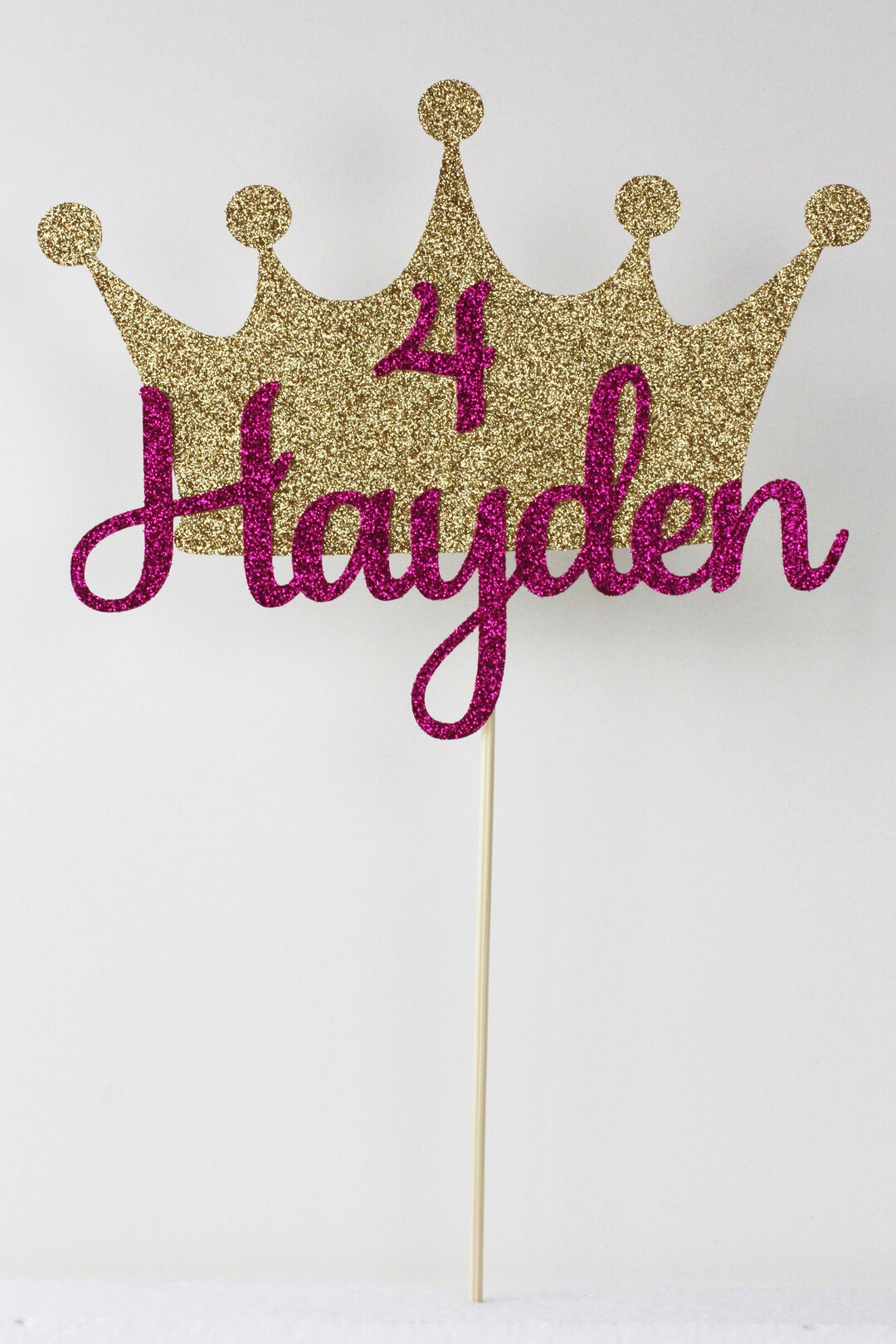 Princess Birthday Cake Custom Name and Age Crown Cake Queen Birthday ...