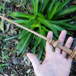 Blackthorn Wand with Pink Pearl