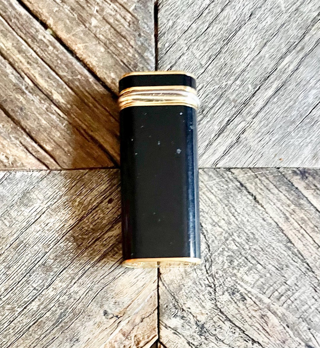 Cartier Lighter - Small Model - Black Chinese Lacquer - With Its