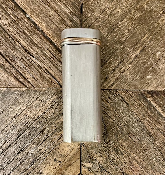 Cartier Lighter Brushed Aluminium Trinity Ring Vintage