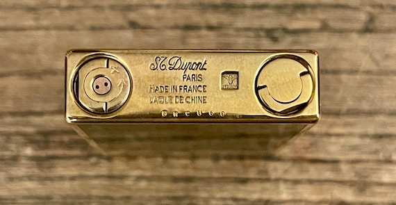 S.T. Dupont 金メッキ ライター S.T.デュポン 金メッキ 20 ミクロン ライター、アンティーク ポケット