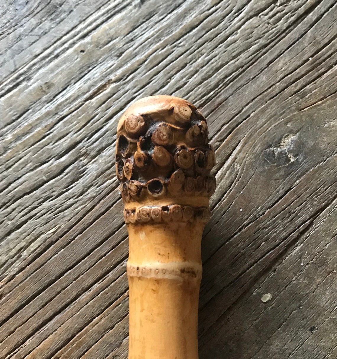 Plain bamboo walking stick Canne naturelle en bambou Etsy