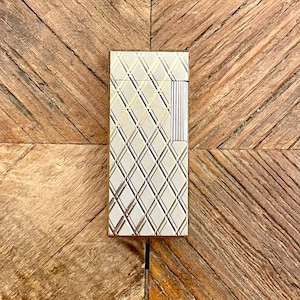 Flaminaire lighter - Losange design - Silver-plated - Vintage