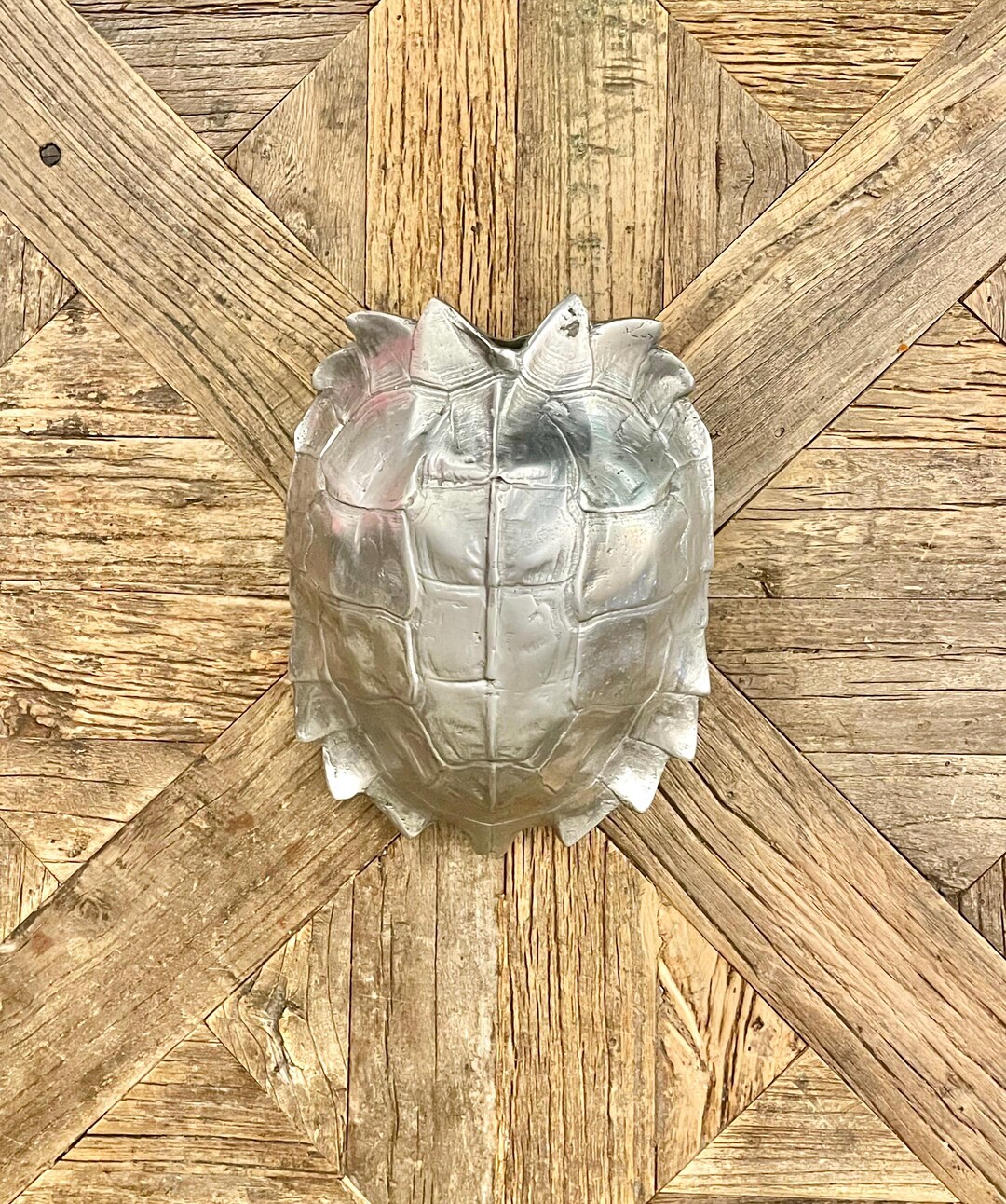 Metal Turtle Shell Aluminium Reproduction of a Turtle Shell - Vintage - Etsy