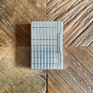 S. T. Dupont lighter - Gatsby series - Rectangle design - Silver-plated - Vintage