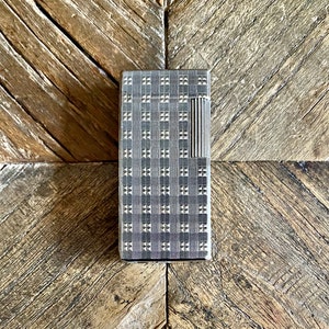 Myon lighter, Prince of Wales design, silver-plated - Vintage