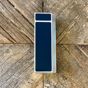 Cartier lighter - Pentagonal series - Deeo-blue Chinese lacquer - Silver-plated - With original box and papers Vintage