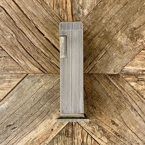 Lord de Luxe table lighter - Vertical line design - Silver-plated - Vintage