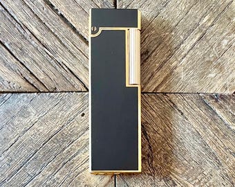 S.T.デュポン ゴールドメッキ 高級ライター - 本格中国漆器