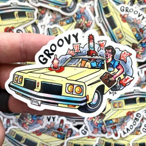 Groovy Hotrod Horror Sticker Collection Film Nostalgie Autocollants