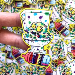 Street Trash Tommy Adesivi Adesivo horror da collezione Fantastiche opere d'arte