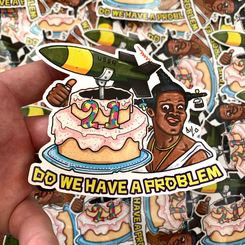 Happy Birthday Homie Sticker Collectible Funny Movie Stickers Etsy