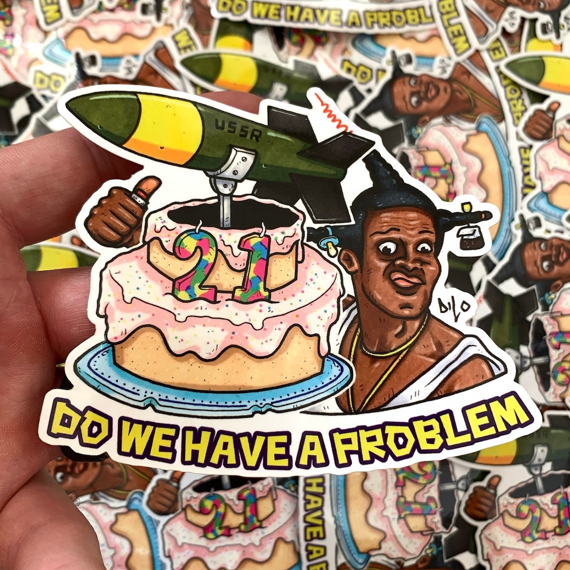 Happy Birthday Homie Sticker Collectible Funny Movie Stickers Etsy