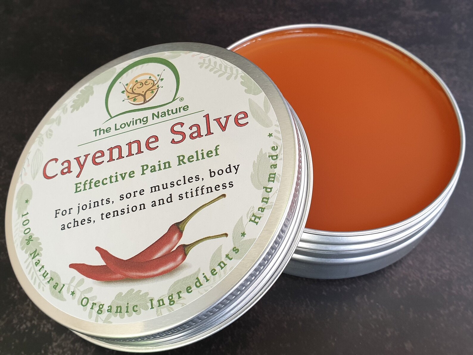 Natural Organic Cayenne Pain Relief Cream Pain Killer Salve Etsy