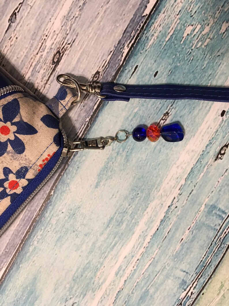 Vinyl and Floral Canvas Loule Crossbody Bag