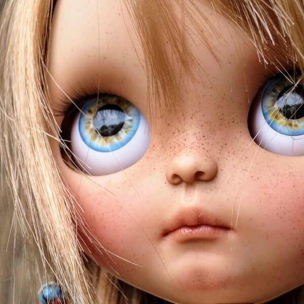 Blythe Custom OOAK con Original cuero cabelludo del sol vacaciones