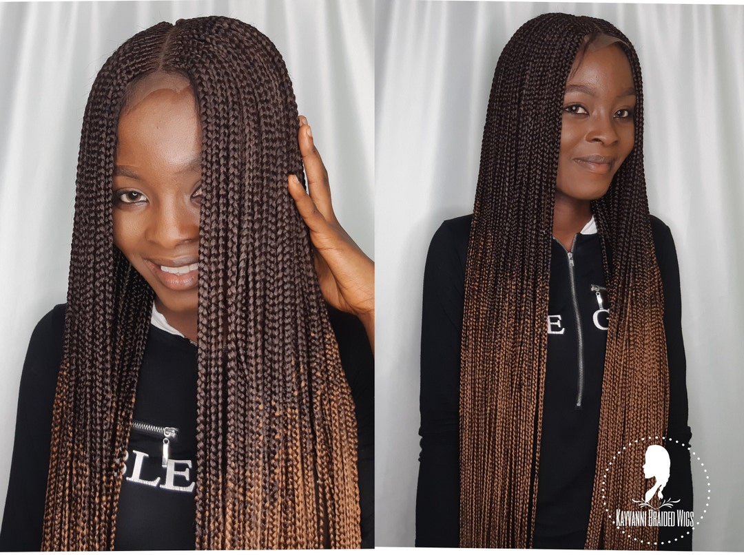 Pre-order 38 Inches CORNROW OMBRÈ WIG - Etsy