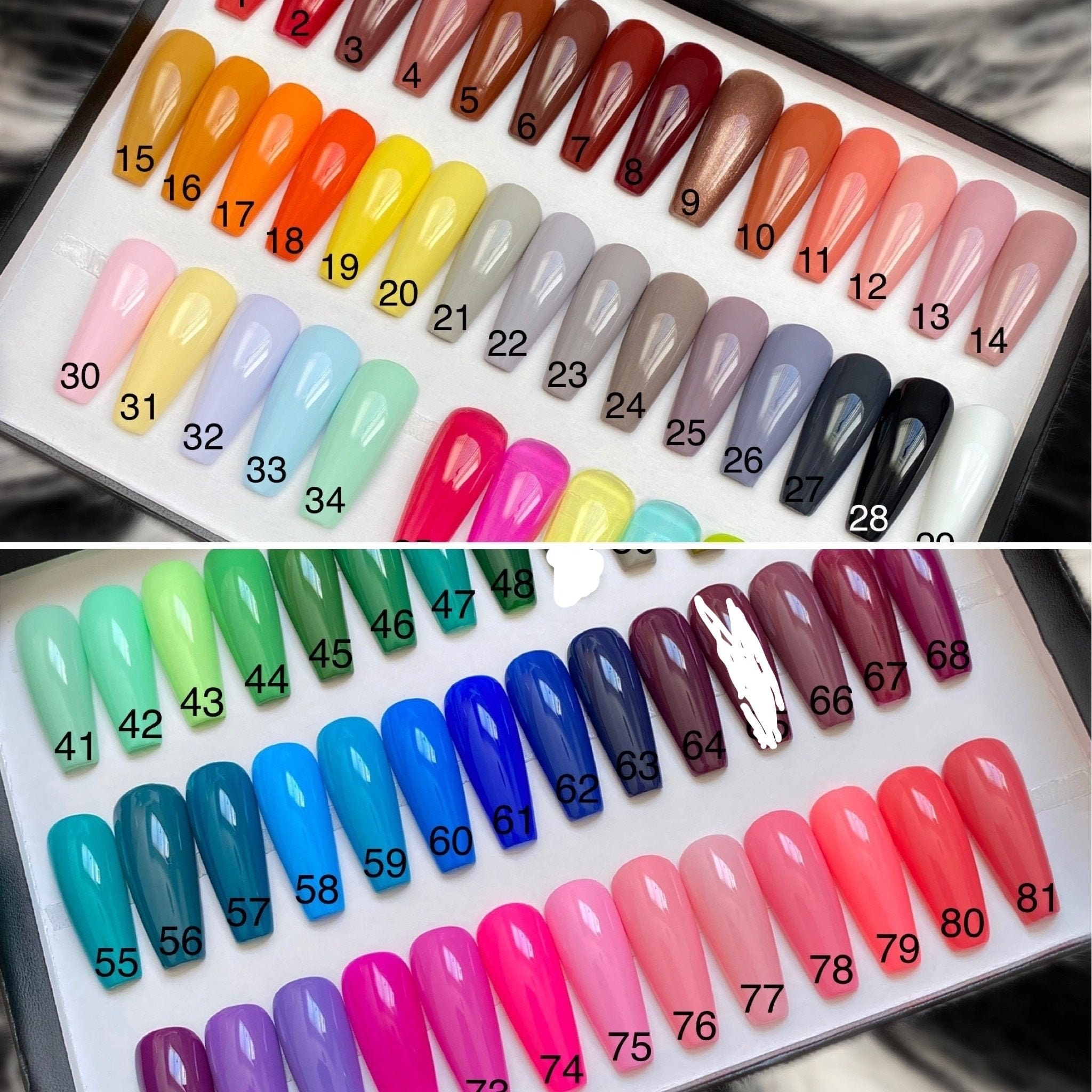 Custom Made Solid Color Press on Nails // Pick Your Colour // -  Norway