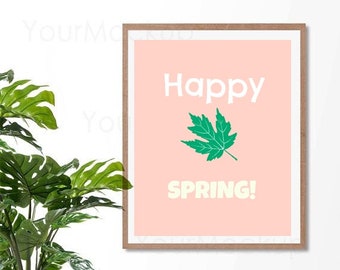 Hello spring print