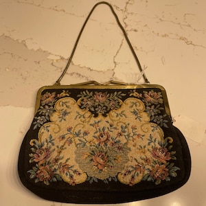 Vintage Tapestry purse made in Western expressly for Jordan Marsh
