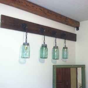 Mason Jar Light Fixture