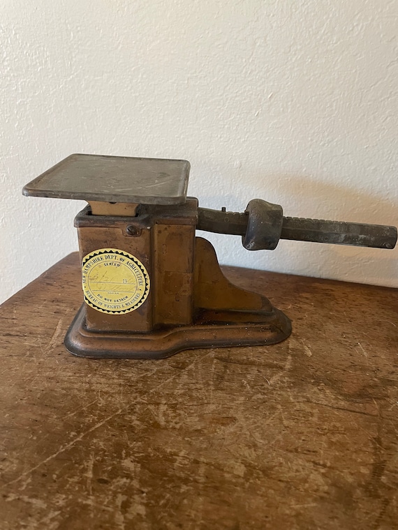 Antique Triner Postal Scale Vintage 9 Ounce Mail Scale 1930s Etsy
