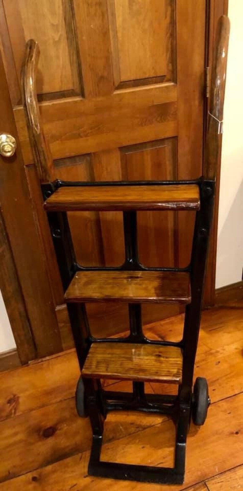 Repurposed Hand Truck Hand truck shelf Dolly shelf | Etsy