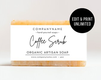 printable soap label etsy