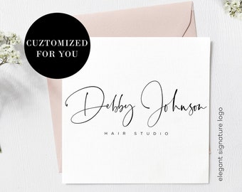 Business Logo Design | Signature Logo Design - Feminine Logo Design - Premade Logo - Modern Boutique Logo -  Beauty Studio - Logo Design