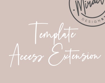 Label Template Access Extension Add-On — Extend Access to Your Template for another 2 years period