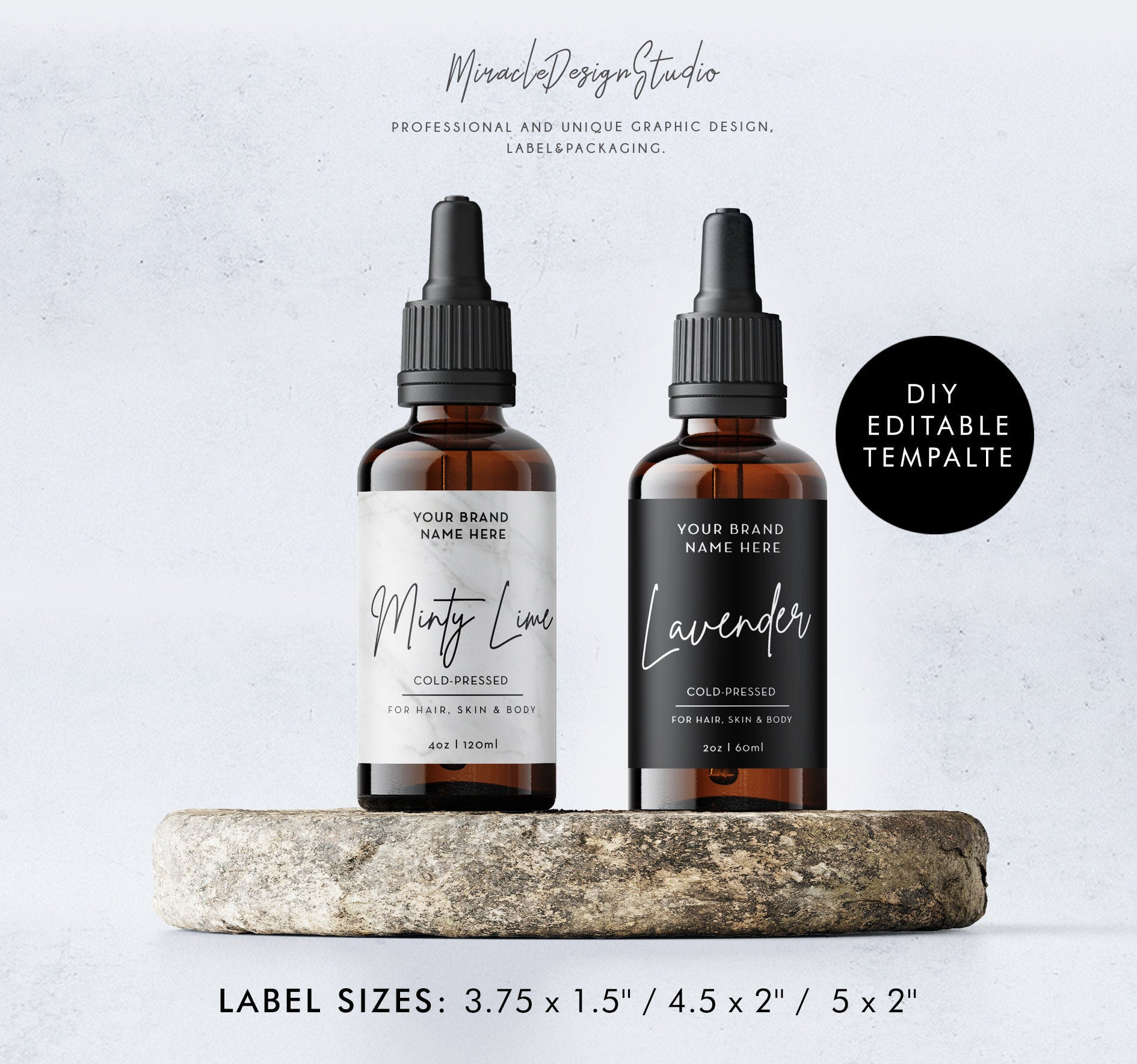 Essential oil labels discount