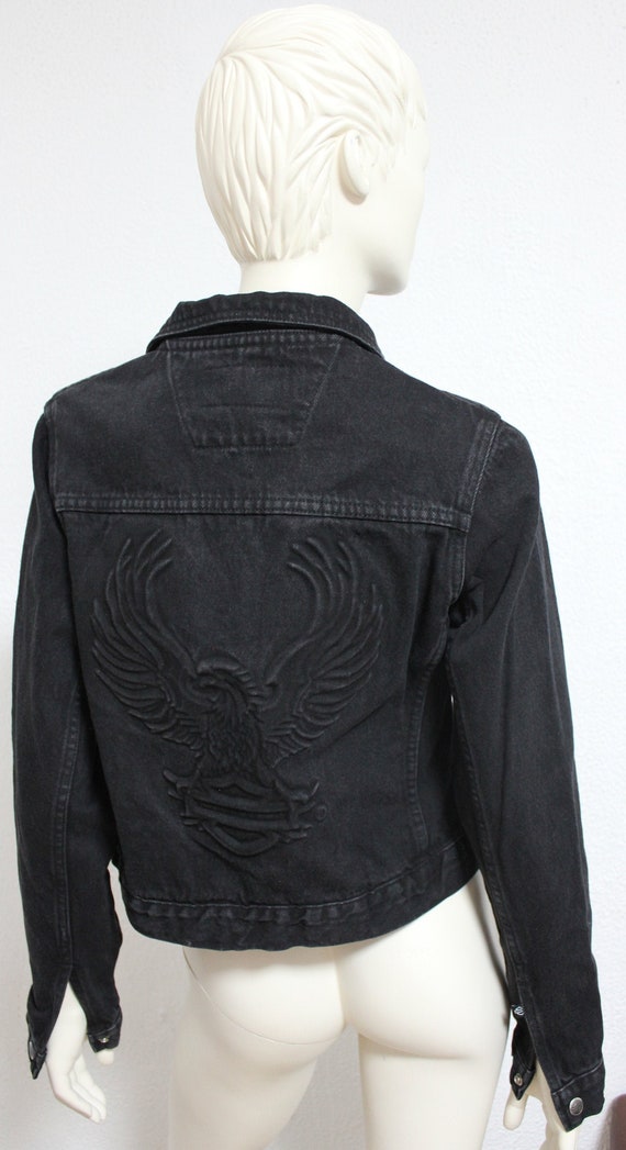 Vintage HARLEY DAVIDSON Womens Vintage Denim Motor