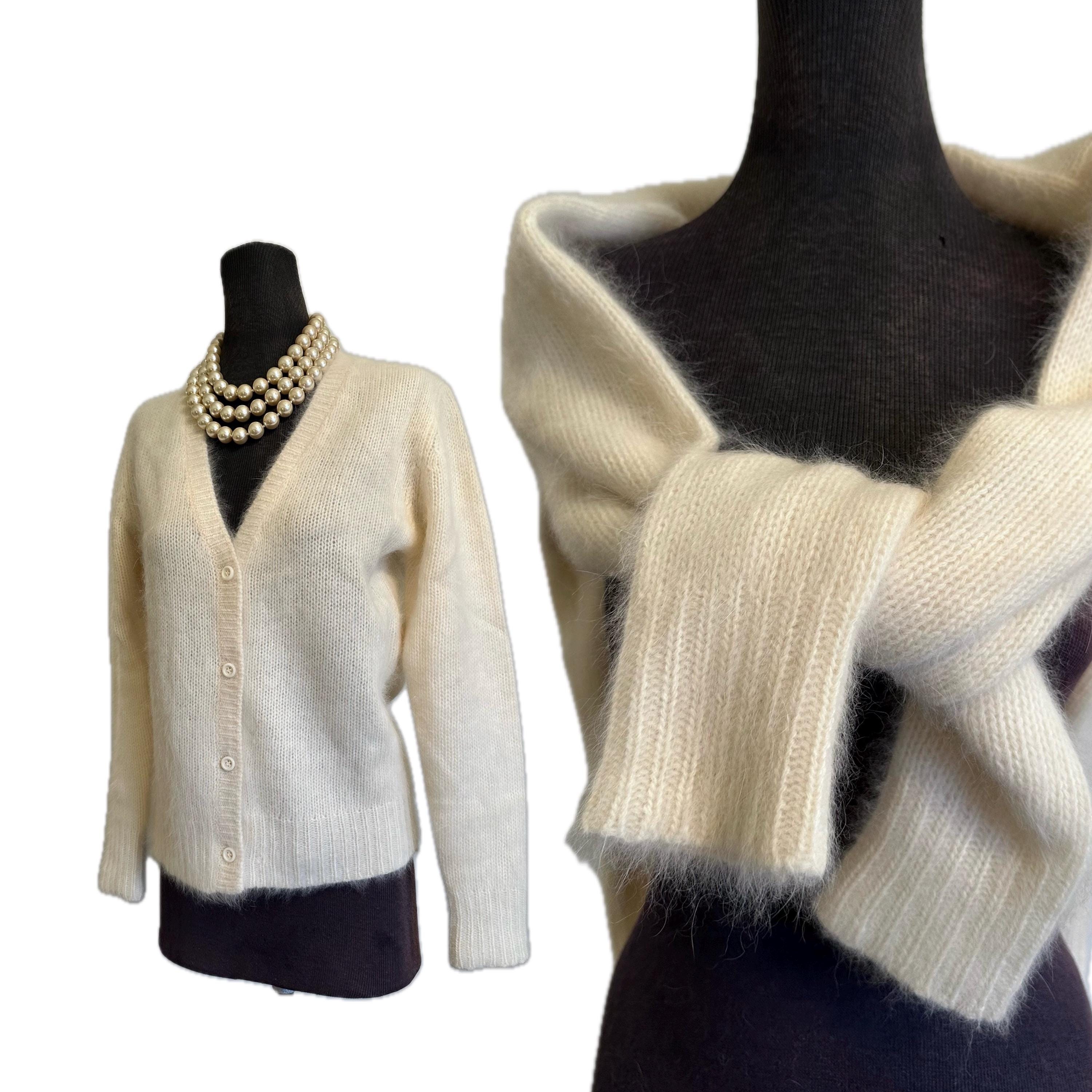 【HUECLOSET】Wings angora knit ニット R4320 Angora Rabbit Fur Sweater - Etsy